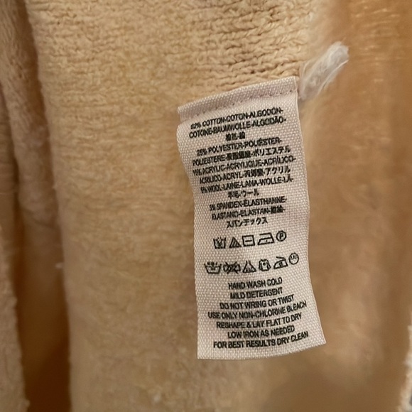 FREE PEOPLE | Cream Strawberry Fields Cowl Neck Off Shoulder Sweater Size S - Picture 8 of 9